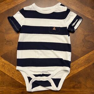 Striped Navy and White Kids Shirt